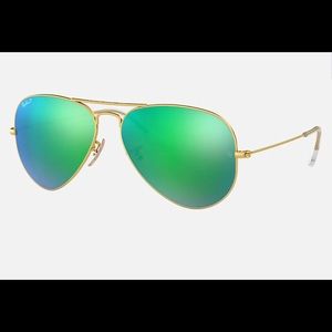 Ray Ban Unisex Aviator Polarized Glasses